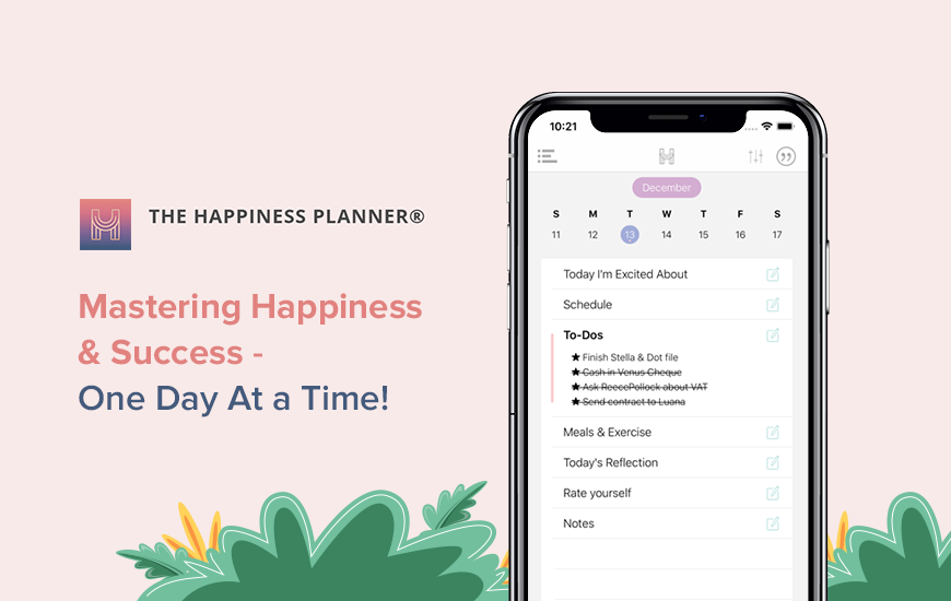 Explore su mundo interior con la aplicación Happiness Planner
