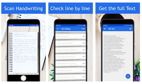 Best handwriting to text app Android/ iPhone