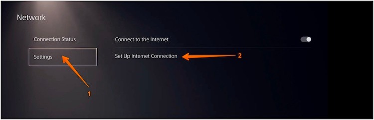 Seleccione Configurar conexión a Internet