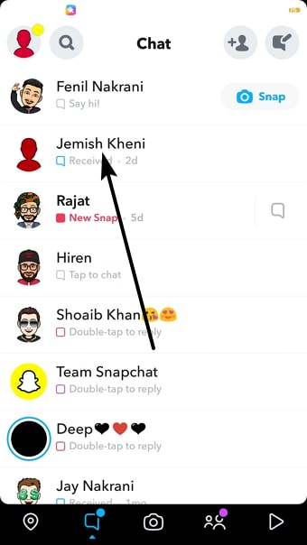 ocultar la puntuación de Snapchat