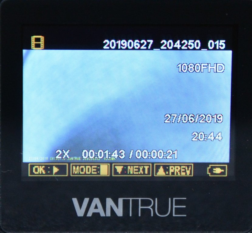 Tiny Vantrue N1 Pro dashcam مع وظائف لائقة جدًا 73