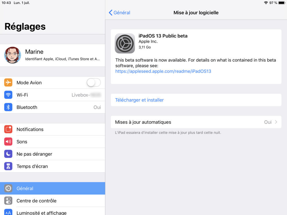 ipad maj beta ipados 1 تعليق télécharger et installer la bêta iOS 13 sur son iPhone