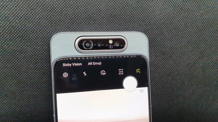 صورة - مراجعة: Galaxy A80 ، أول هاتف محمول من سامسونج مزود بكاميرا عكسية