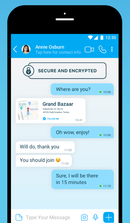 BiP Messenger مراجعة التطبيق