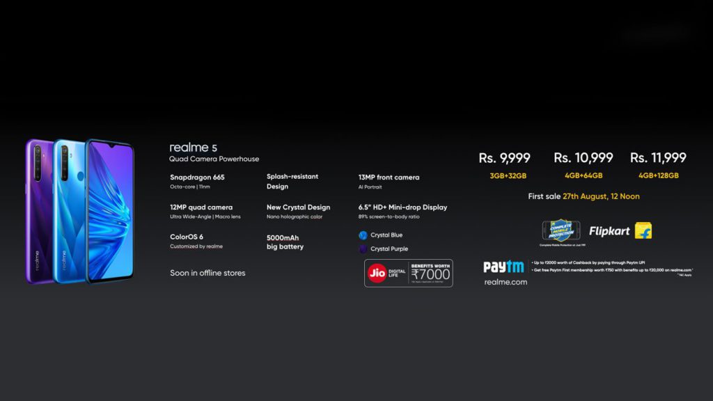 Realme 5 و Realme 5 Pro تم إطلاقهما في الهند باستخدام كاميرات رباعية: السعر ، الميزات 2