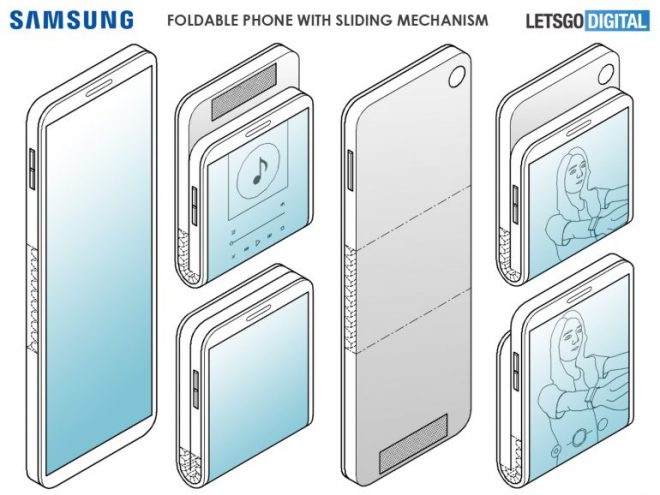 هاتف سامسونج القابل للطي قادر على Fold في اتجاهين ، وفقا لبراءات الاختراع الجديدة 1