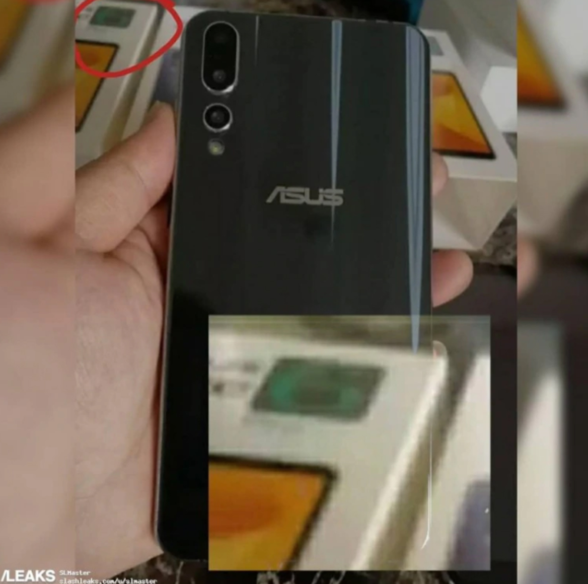 تظهر الصور التي تمت تصفيتها من Asus ZenFone 6 غلافها الخلفي 3