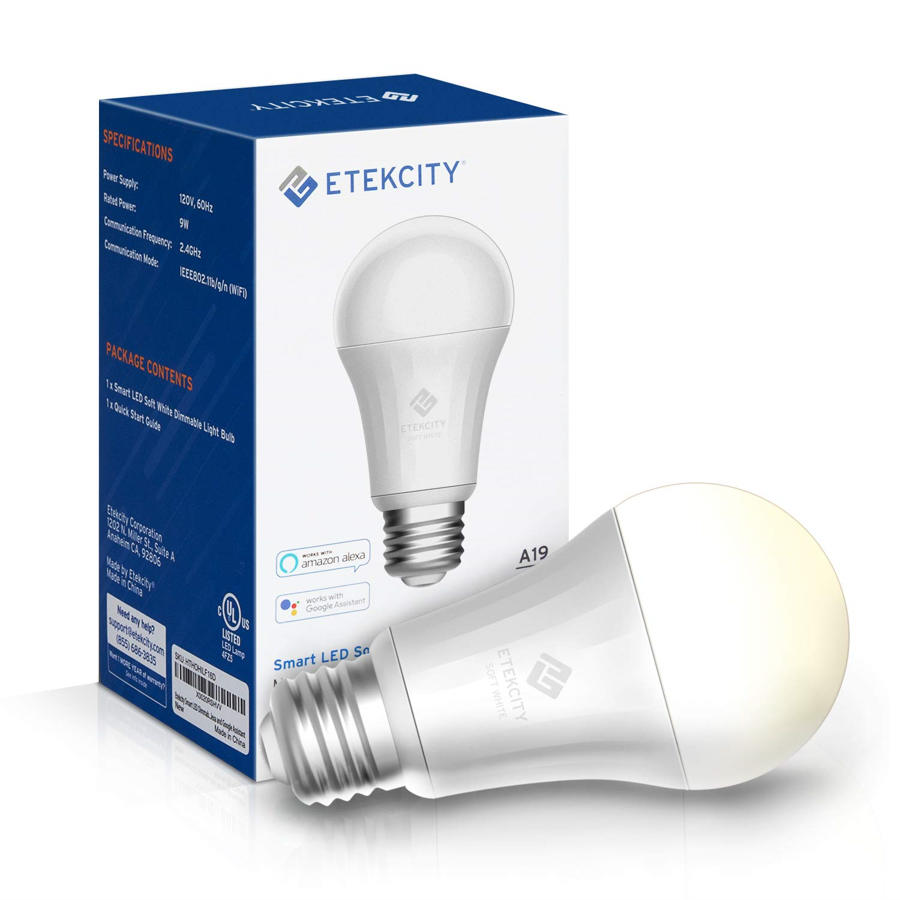 Etekcity Smart Plug and Smart LED Bulb - متوافق مع كليهما Amazon اليكسا وجوجل هوم 1