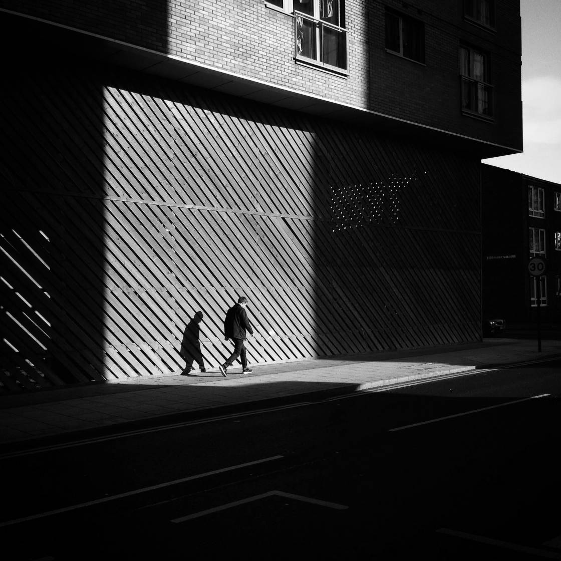 التصوير في الشوارع الظلال