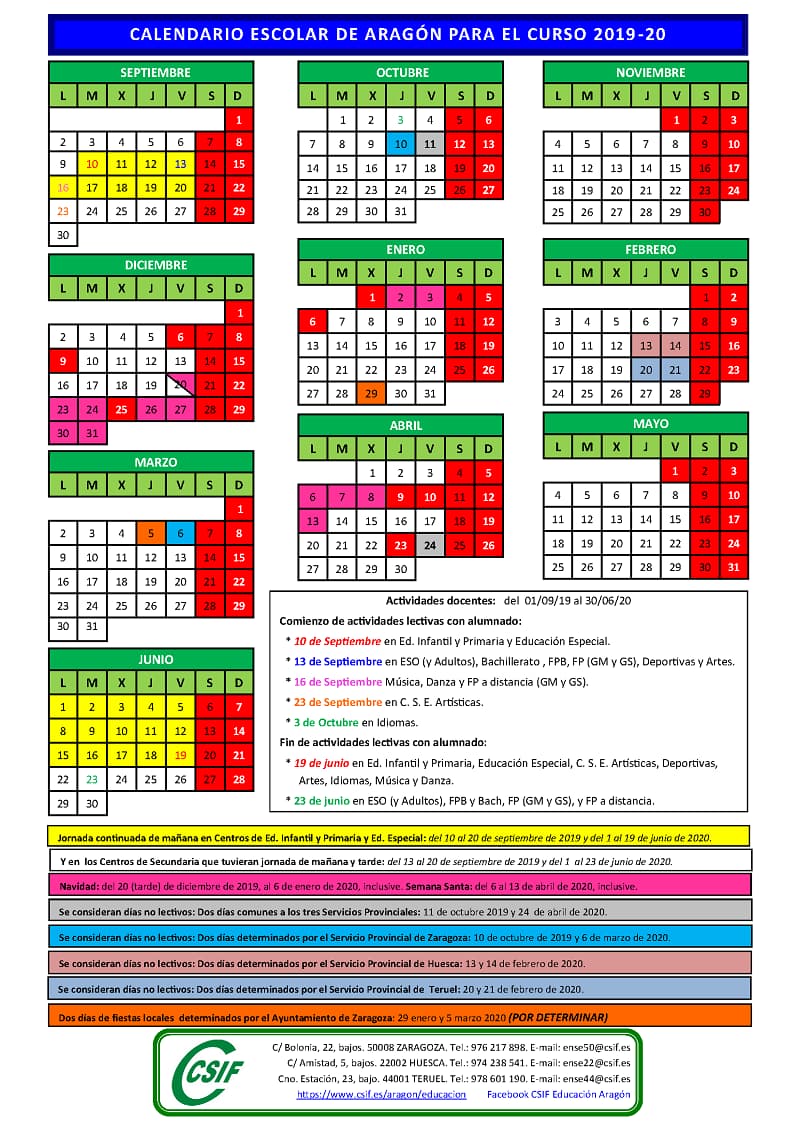 2019-20-Calendar التقويم