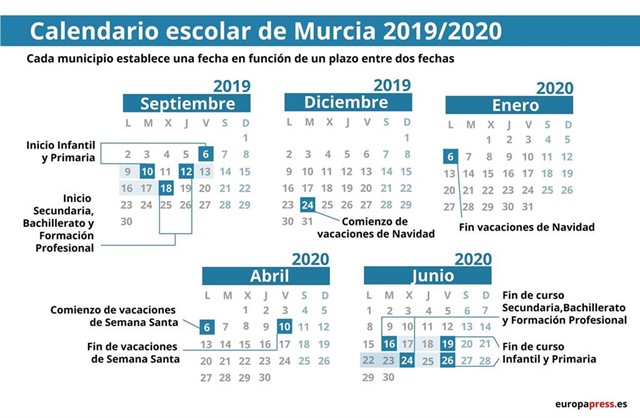 2019-2020 التقويم المدرسي لتحميل والتواريخ والأعياد في جميع المجتمعات 9