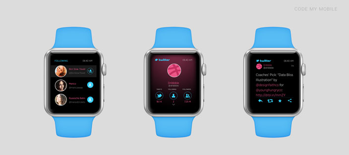 أفكار تصميم التطبيق ل Apple Watch: يوتيوب ، Pinterest، صوفان وغيرها الكثير 8