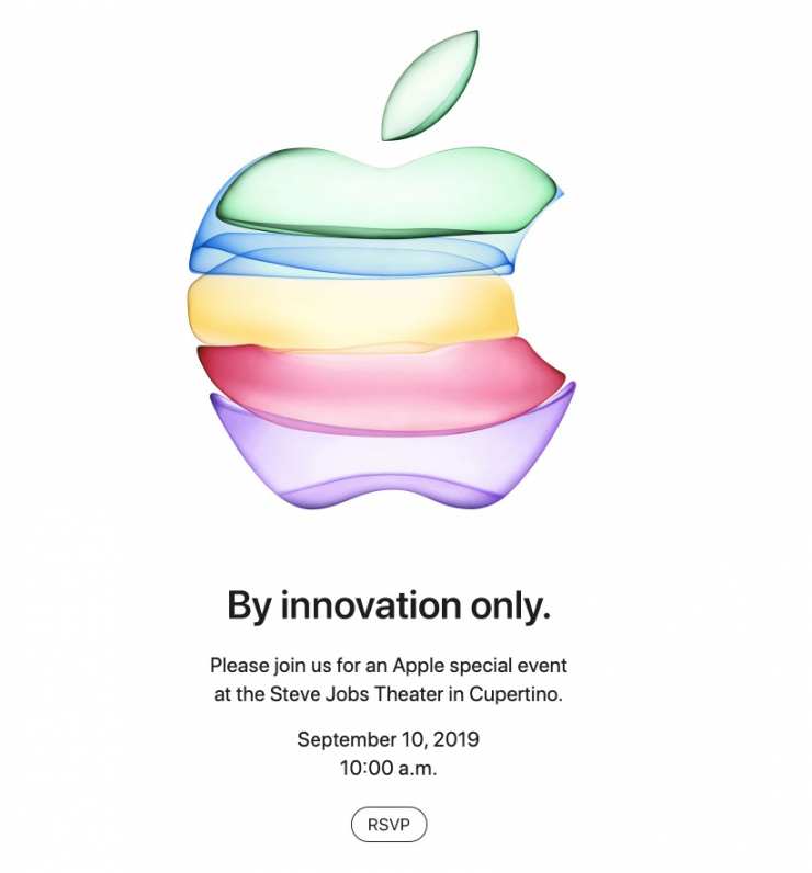 Apple إرسال الدعوات إلى 10 سبتمبر الرئيسي: "عن طريق الابتكار فقط" 1