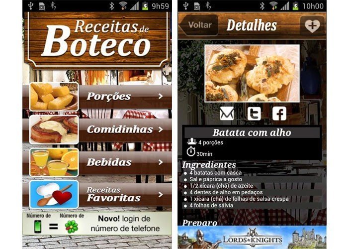 Boteco Recipes هي واحدة من تطبيقات الطهي اللذيذة