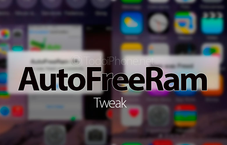 AutoFreeRam النشرات iPhone RAM تلقائيا 1