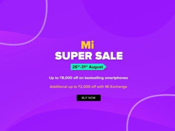 Mi Super Sale متواجد الآن على Mi.com