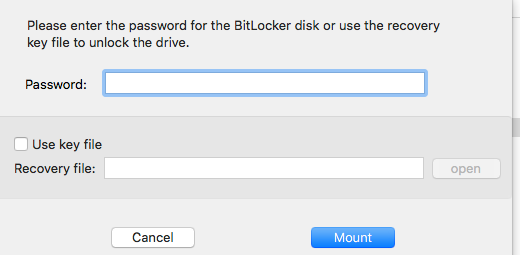 iSumsoft قارئ BitLocker لاستعراض ماك 1