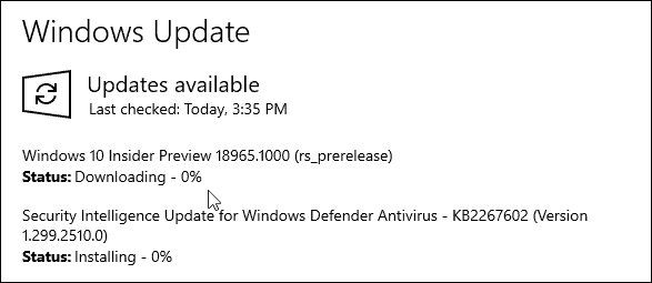 إصدارات مايكروسوفت Windows 10 20H1 Preview Build 18965 1