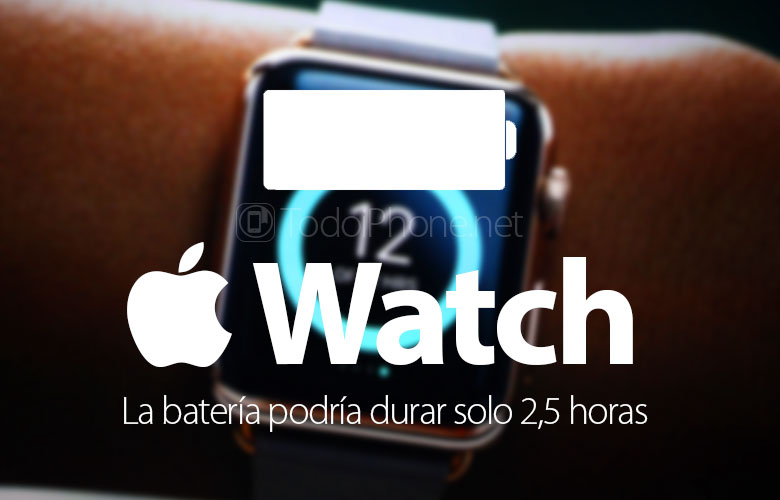 بطارية من Apple Watch يمكن أن تستمر فقط 2 ساعة ونصف 1