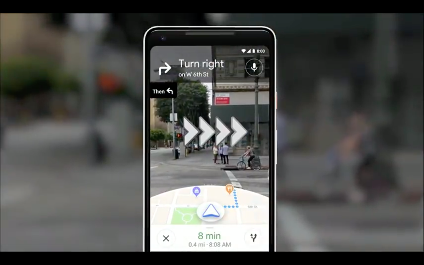 تبدأ خدمة خرائط Google في اختبار إمكانية تقديم الاتجاهات باستخدام الواقع المعزز 1