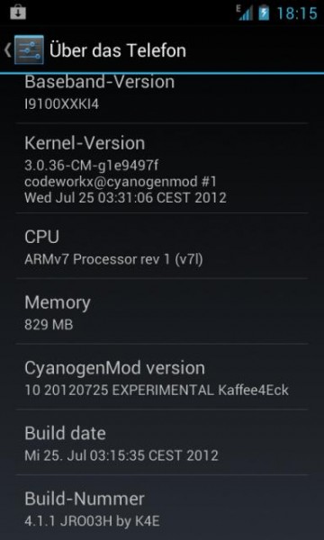 قم بتثبيت Kaffee4Eck CM10 Android 4.1.1 على Galaxy S2 I9100 مخصص سيانوجين مود 10 [How To] 1