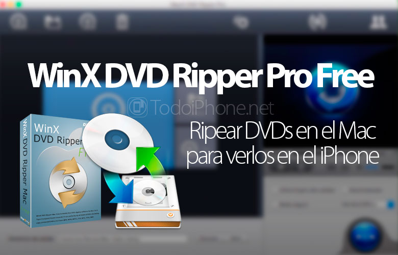 كيفية نسخ أقراص DVD على Mac لمشاهدتها على iPhone باستخدام WinX DVD Ripper Mac Free 1