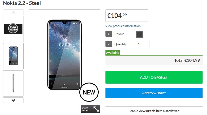 لدى Littlewood في المملكة المتحدة وإيرلندا أفضل سعر لـ Nokia 2.2 1