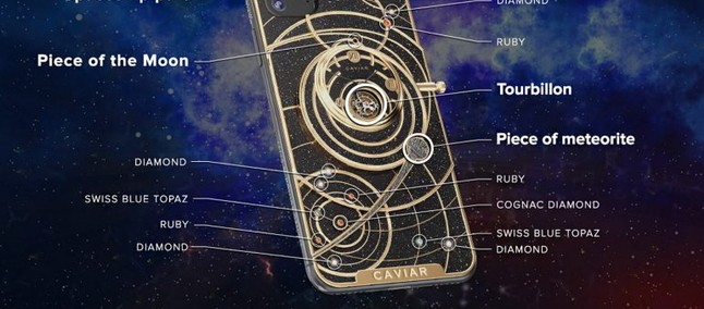 للقلة! يقوم Caviar بإنشاء خمسة طرازات فريدة من iPhone 11 مع شظايا من القمر 1