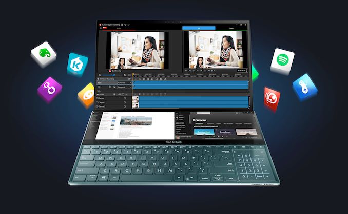ASUS ZenBook Pro Duo UX58: كمبيوتر محمول بشاشة مزدوجة مزود بنسبة 100٪ من نوع DCI-P3 OLED 5