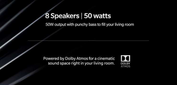 سيقوم OnePlus TV بدمج 8 سماعات ودعم Dolby Atmos 1