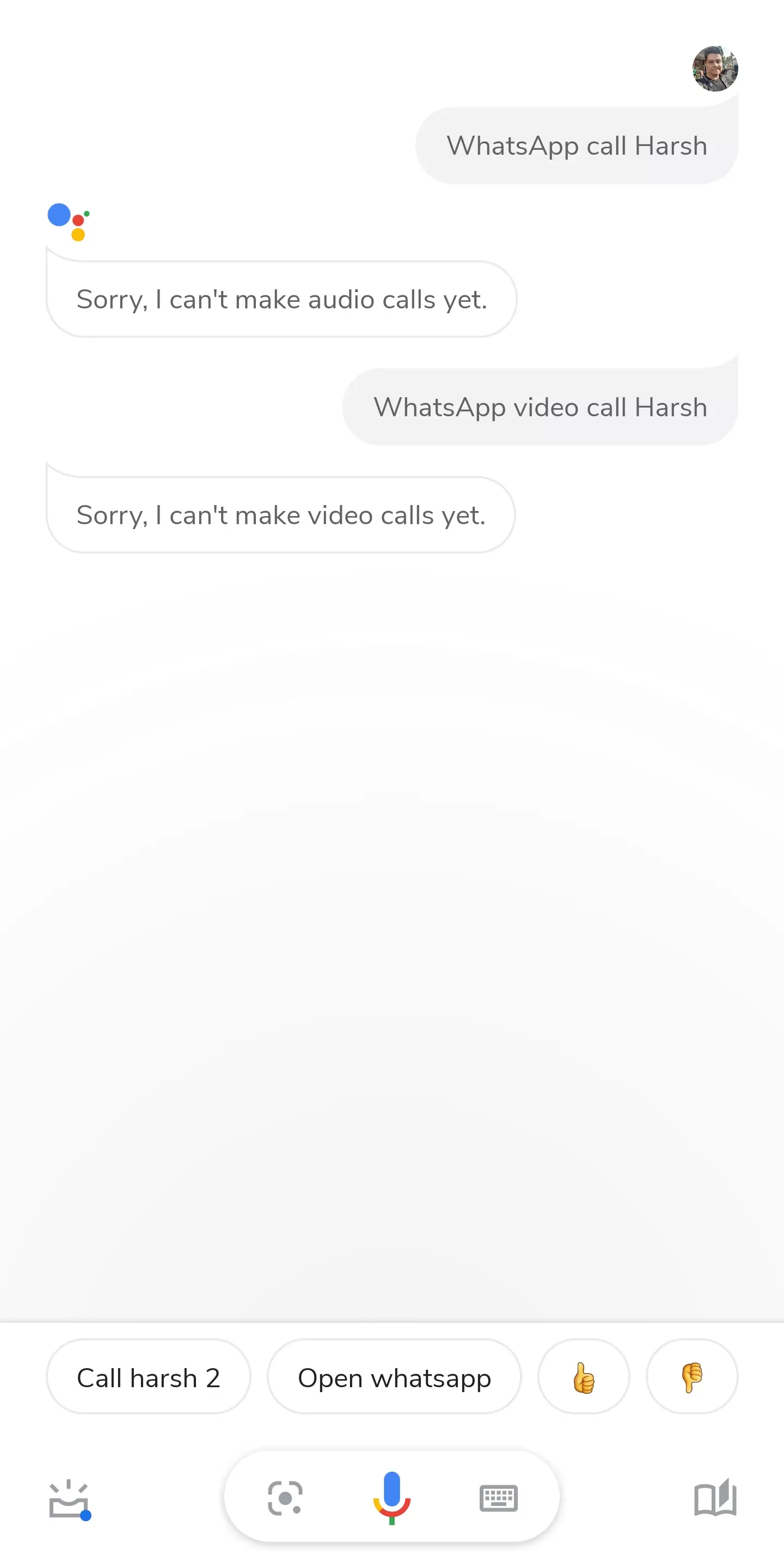 يمكنك الآن إجراء مكالمات الصوت والفيديو عبر WhatsApp Google Assistant