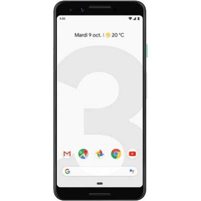 Google 99928198 - Pixel 3 Smartphone ، 13.86 سم (5.46 بوصة) ، 2.5 جيجاهرتز ، 64 جيجابايت ، 12.2 ميجابايت ، اللون: أبيض شفاف