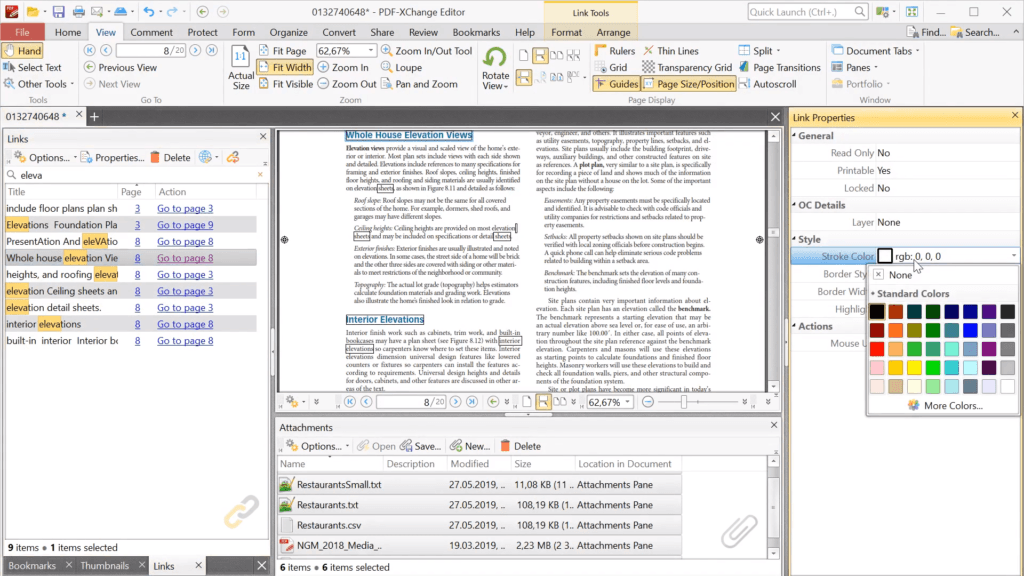 PDF-XChange Editor أفضل برامج تحرير ملفات pdf
