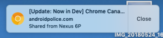 [Update: Live in stable for some] يمكنك إرسال علامات تبويب مباشرة إلى أجهزتك الأخرى على Chrome Canary v75 3
