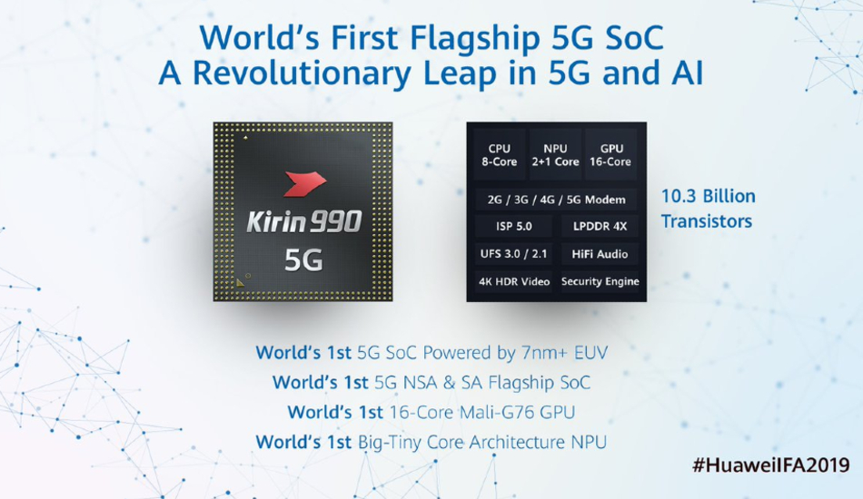 Huawei HiSilicon Kirin 990 و Kirin 990 5G