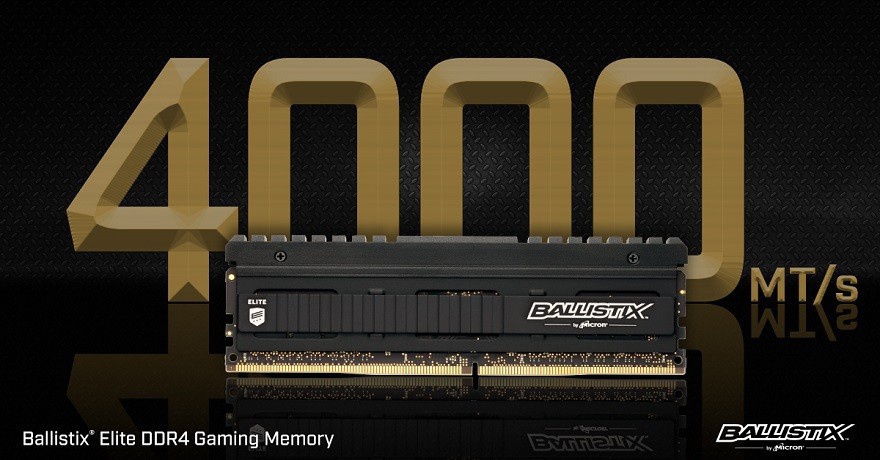 إصدارات حاسمة Ballistix النخبة DDR4 مجموعات الذاكرة 1