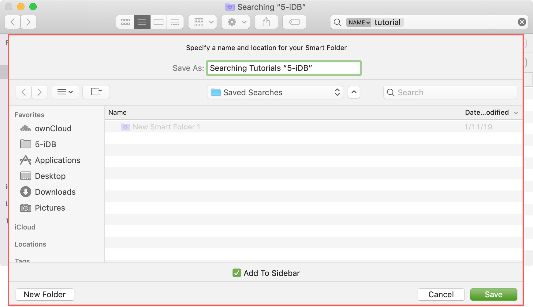 Finder Search حفظ ماك