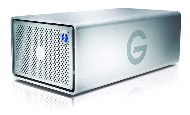 العلبة G-Tech G-RAID.