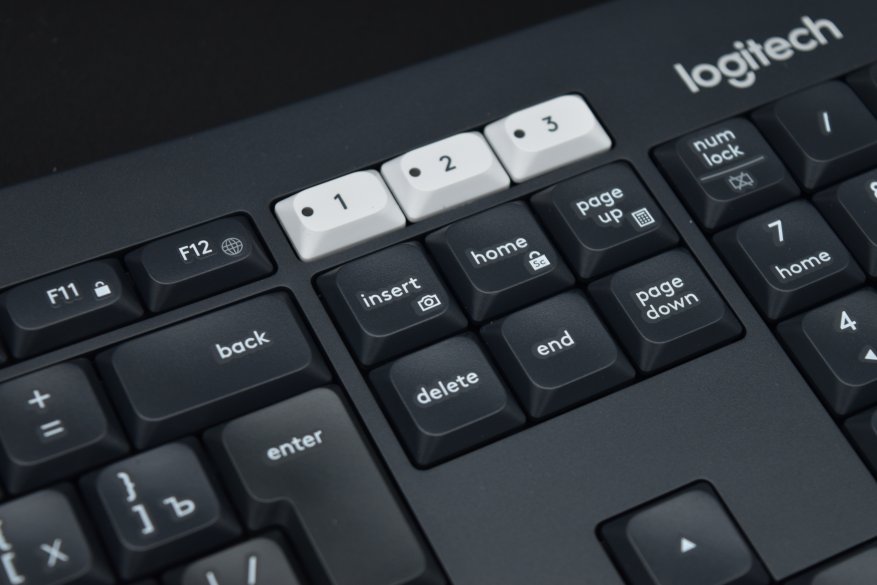 لوجيتك MK850 الأداء: لوحة مفاتيح لاسلكية عالية الجودة + عدة الماوس 6