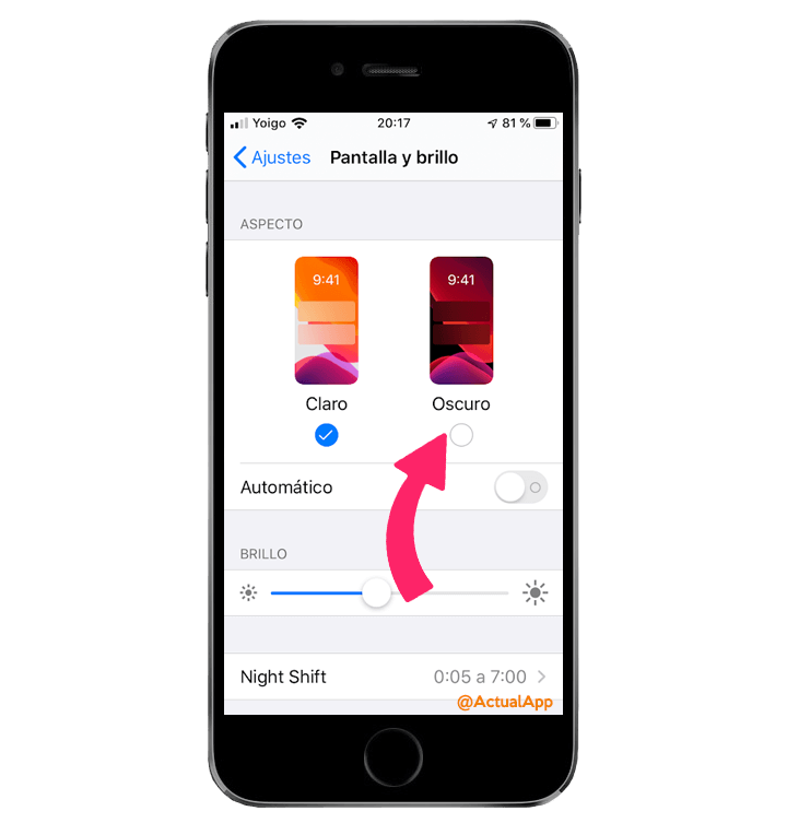 كيفية تنشيط الوضع المظلم على جهاز iPhone الخاص بك خطوة بخطوة (iOS 13) 3