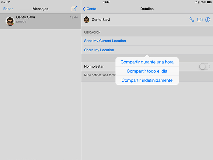 مع iOS 8 ، سيكون من الممكن إرسال الموقع الداخلي 2