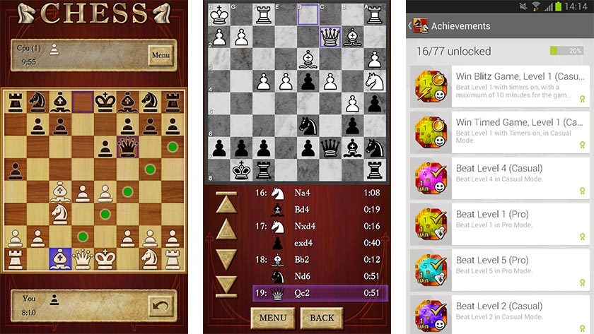 لعبة الشطرنج المجانية أفضل ألعاب Android المجانية بدون عمليات شراء داخل التطبيق
