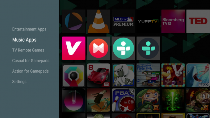 تطبيقات Android TV Music