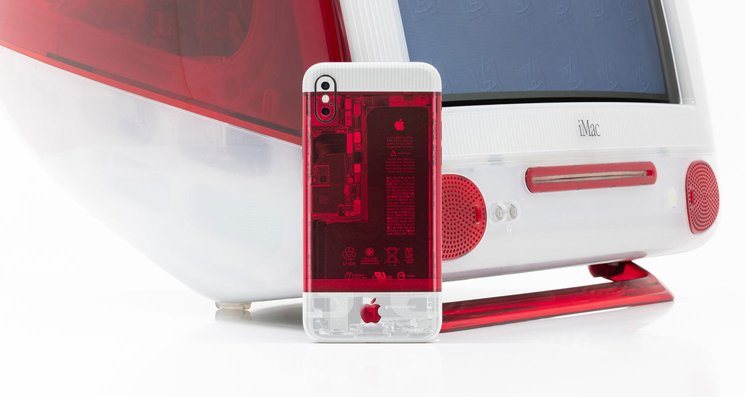 iWraps يأخذ بك Apple يعود iPhone إلى التسعينيات مع تصميم مستوحى من iMac G3 1