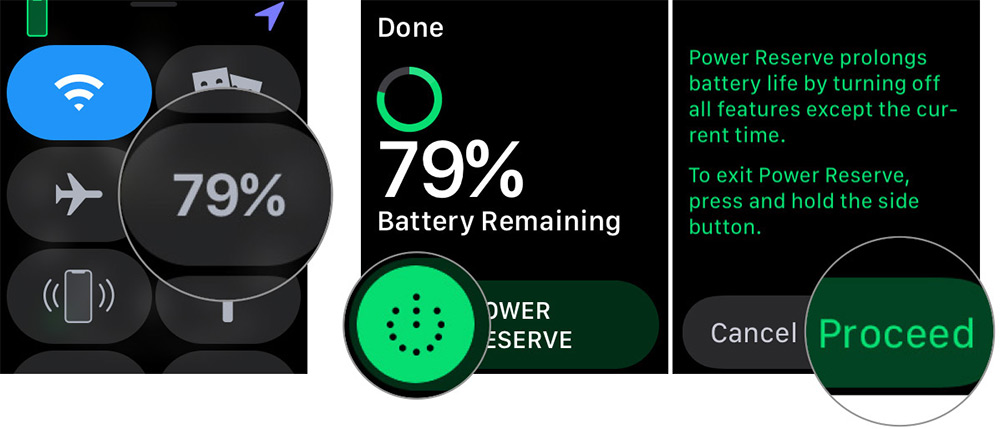 تمكين وضع Power Reserve على Apple Watch
