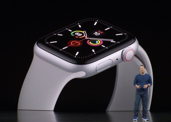 Apple Watch سلسلة 5 ميزات دائما على وجه الساعة 1