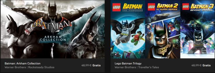 Epic Games Store مجموعة Batman Arkham free 740x253 0