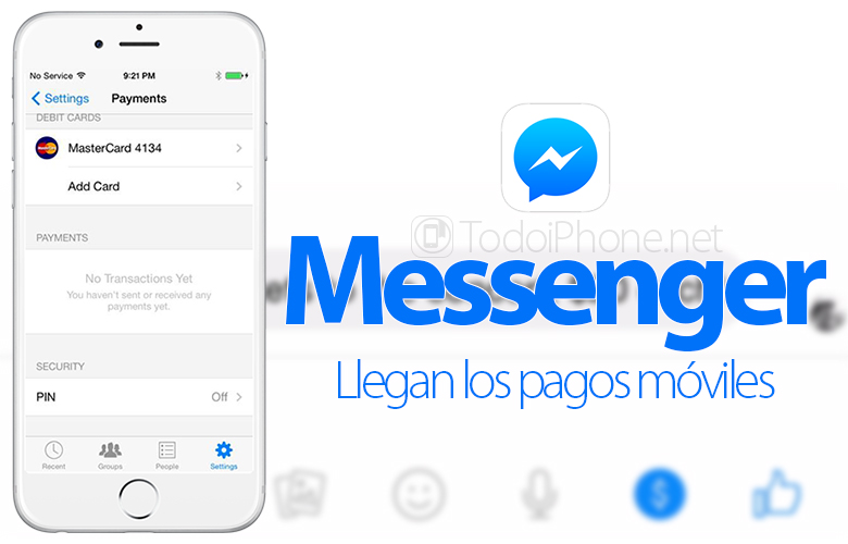 Facebook إضافة مدفوعات من iPhone و iPad إلى Messenger 1