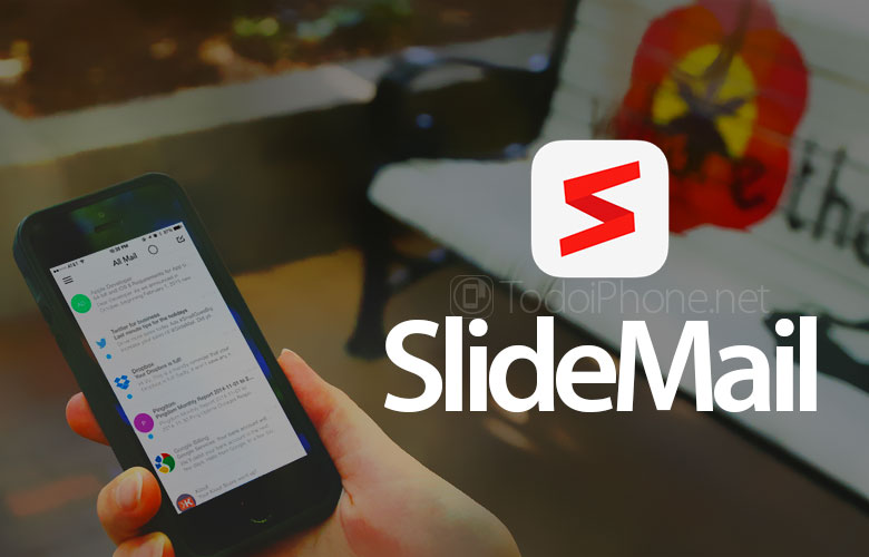 SlideMail تطبيق بريد iPhone الذي ينظم الرسائل بذكاء 1