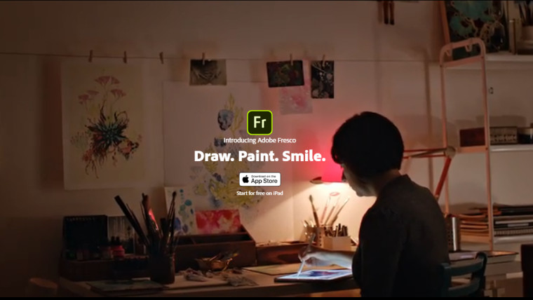 تطلق Adobe أداة الرسم والرسم الرقمية Fresco for iPad 1